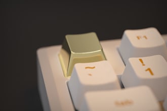 create high quality 3d renders of a keyboard with an artisan keycap for you