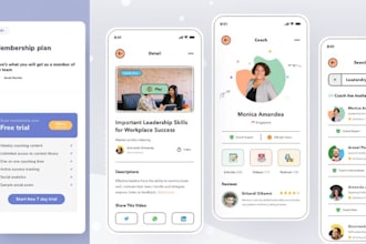 develop mentorship app, coaching app, consulting app, business coaching app