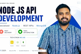 provide nodejs API development