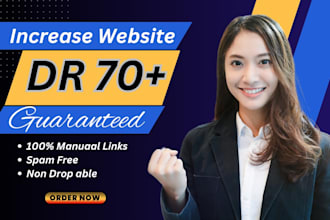increase DR, ahrefs domain rating with SEO backlinks