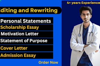 proofread edit personal statement sop cover letter scholarship essay