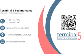 create a virtual business card with qr code