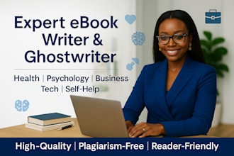 ghostwrite 30,000 words on real estate ebook, estate investment