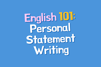 do your resumes, cover letters, and personal statements