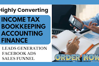 generate accounting leads bookkeeping leads via facebook ads bookkeeping website