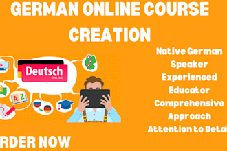 create german online course content german curriculum video workbook ppt