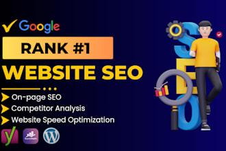 do wordpress website onpage and technical SEO optimization for your website