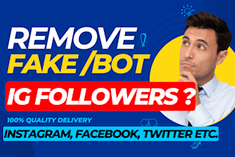 unfollow instagram fake followers manually