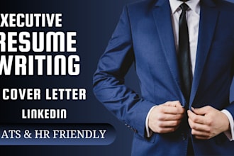 do ats executive resume writing, cover letter and linkedin optimization