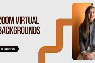 design fully customized zoom virtual background