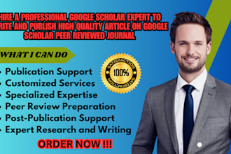write and publish high quality article on google scholar peer reviewed journal