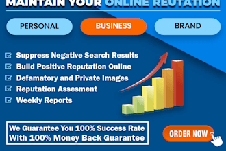 do online reputation management reverse SEO to suppress negative links