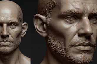 sculpt 3d toy, miniature, action figure, character design, zbrush for 3d print