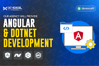 provide angular and dotnet development