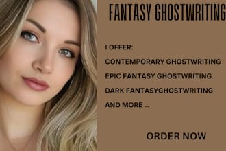 be your fantasy, science fiction ghostwriter of thrilling novel, story, ebook