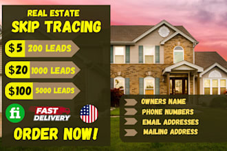 do skip tracing for real estate and llc skip tracing in bulk