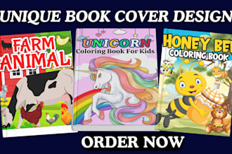 amazon kdp book cover on children book illustration and cover