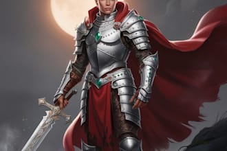 make a d and d character art illustration for you