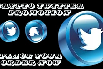 do organic crypto twitter promotion, x marketing