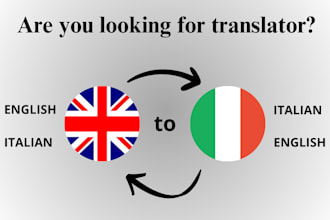 translate english to italian or translate italian to english