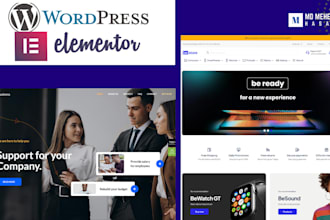 create dynamic wordpress website with elementor