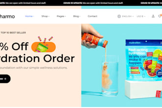 design a private label supplement dropshipping store protein supplement website