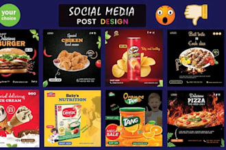design eye catching social media posts youtube thumbnails and business cards