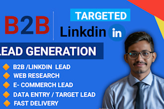do targeted b2b linkedin lead generation and email list building