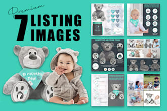 design amazon listing images or amazon infographics