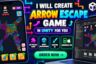 create arrow escape game in unity for you