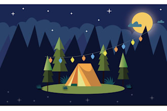 vector illustration for landscape