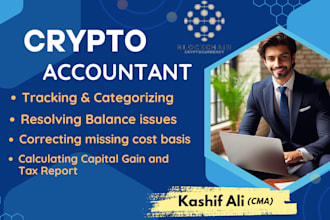 do crypto accounting, crypto tax filing and capital gain calculation