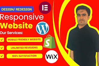 wordpress shopify wix website design and troubleshooting