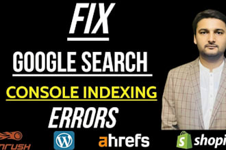 fix google search console errors, shopify indexing issues