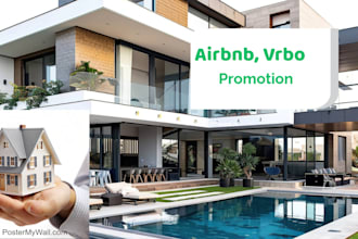 promote your airbnb listing , booking vrbo listing