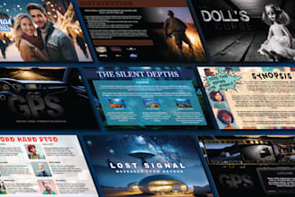 design a pitch deck or powerpoint presentation
