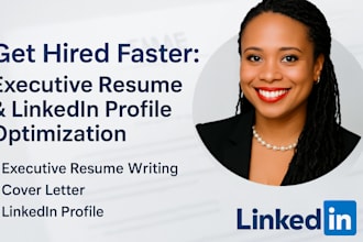 write professional ats  executive, vp,cto or CEO resume and linkedin profile