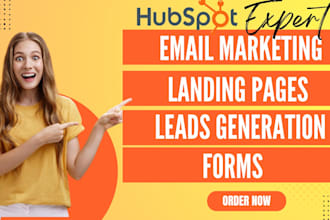 do email marketing lead generation forms landing pages sales tasks on hubspot