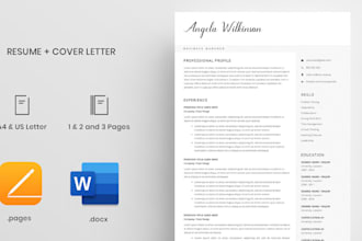 format your CV and translate it