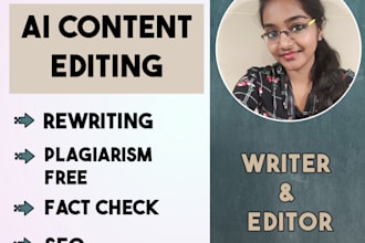 edit, rewrite and humanize ai generated chatgpt content