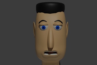 create custom stylized character model