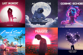 design unique album cover single cover or mixtape cover art