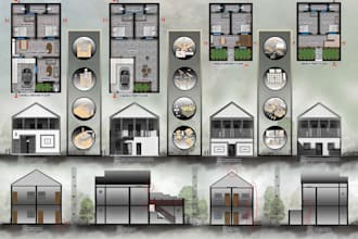 create presentation board, panels for your project
