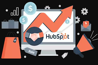 do hubspot setup, sales pipeline management, workflows, automation data import
