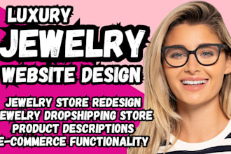 luxury jewelry website jewelry store redesign jewelry dropshipping store