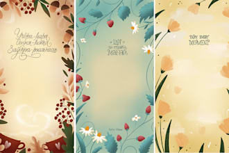 design wallpapers with illustrations for cell phone and computer