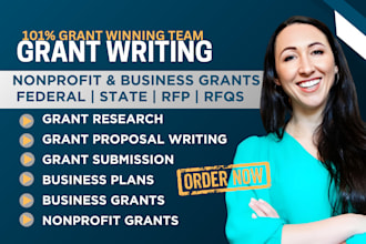 do grant proposal writing apply for grants for small businesses and 501c3 grants