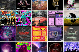 design artistic custom concept based album cover art