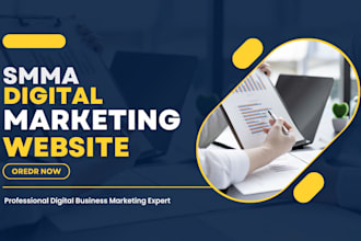 create smma agency website, digital marketing agency on wordpress