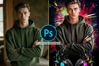 do photoshop editing and photo manipulation of product image